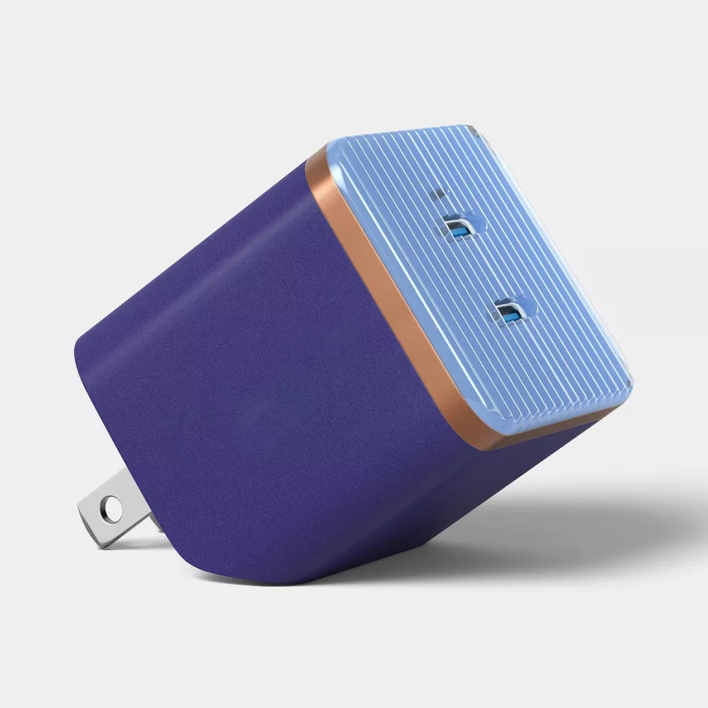 40W Dual USB‑C Port Wall Charger