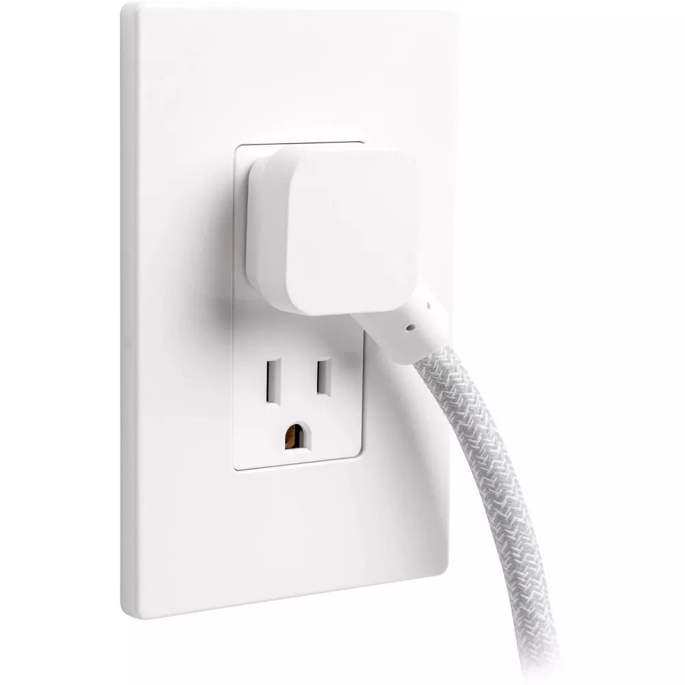 6‑Foot Braided Power Strip with USB‑A & USB‑C Ports